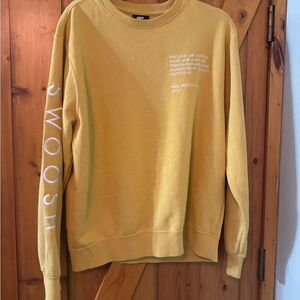 Nike Men's Mustard Yellow Sweater